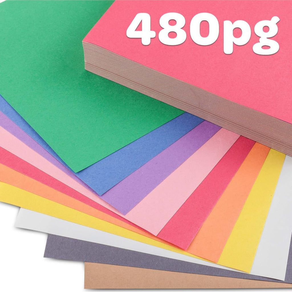 Crayola Construction Paper Bulk Pack (480 Sheets) – 10 Assorted Colors, 9x12, Classroom Arts & Crafts Supplies for Kids, Art Paper for School Projects