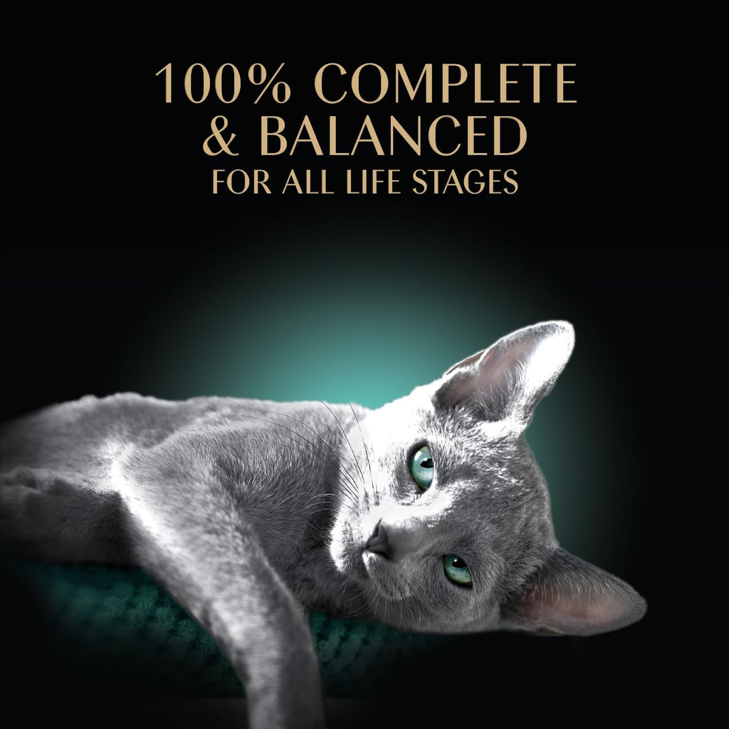 Sheba Perfect Portions Wet Cat Food Cuts in Gravy, Cat Food Wet Recipe, Roasted Chicken Entree, with Sustainable Salmon, Tender Turkey Entree, 2.6 oz. Twin-Pack Trays (24 Count, 48 Servings)