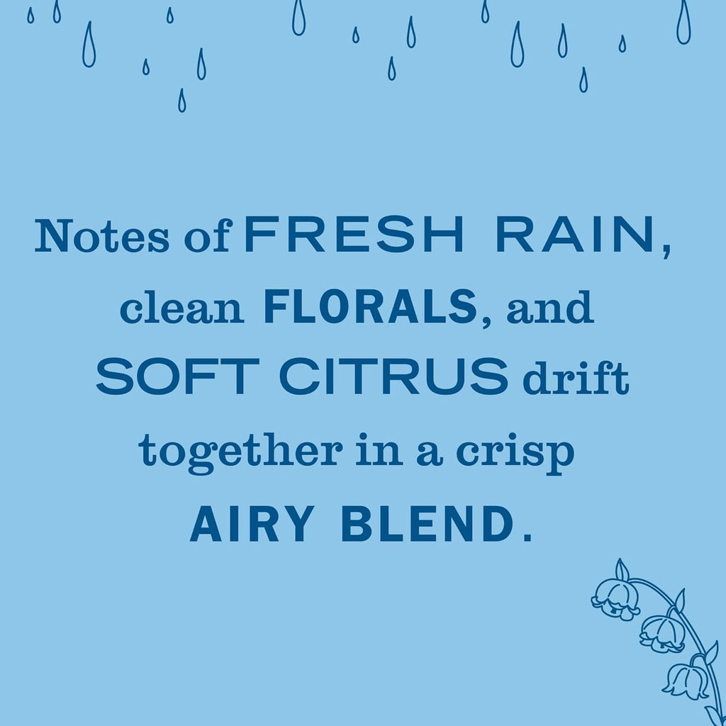 MRS. MEYER'S CLEAN DAY Premium Scented Oil Diffuser Kit, Rain Water, 1 warmer and .67 fl oz refill