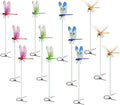 12 Pack Dragonfly Clip,Fake Dragonflies, Humming Bird Stakes Fake, Plastics Dragonfly for Garden Stakes Decor Yard Ornaments for Hat,Deer and Horse,Fly Scare Devices for Indoor Outdoor