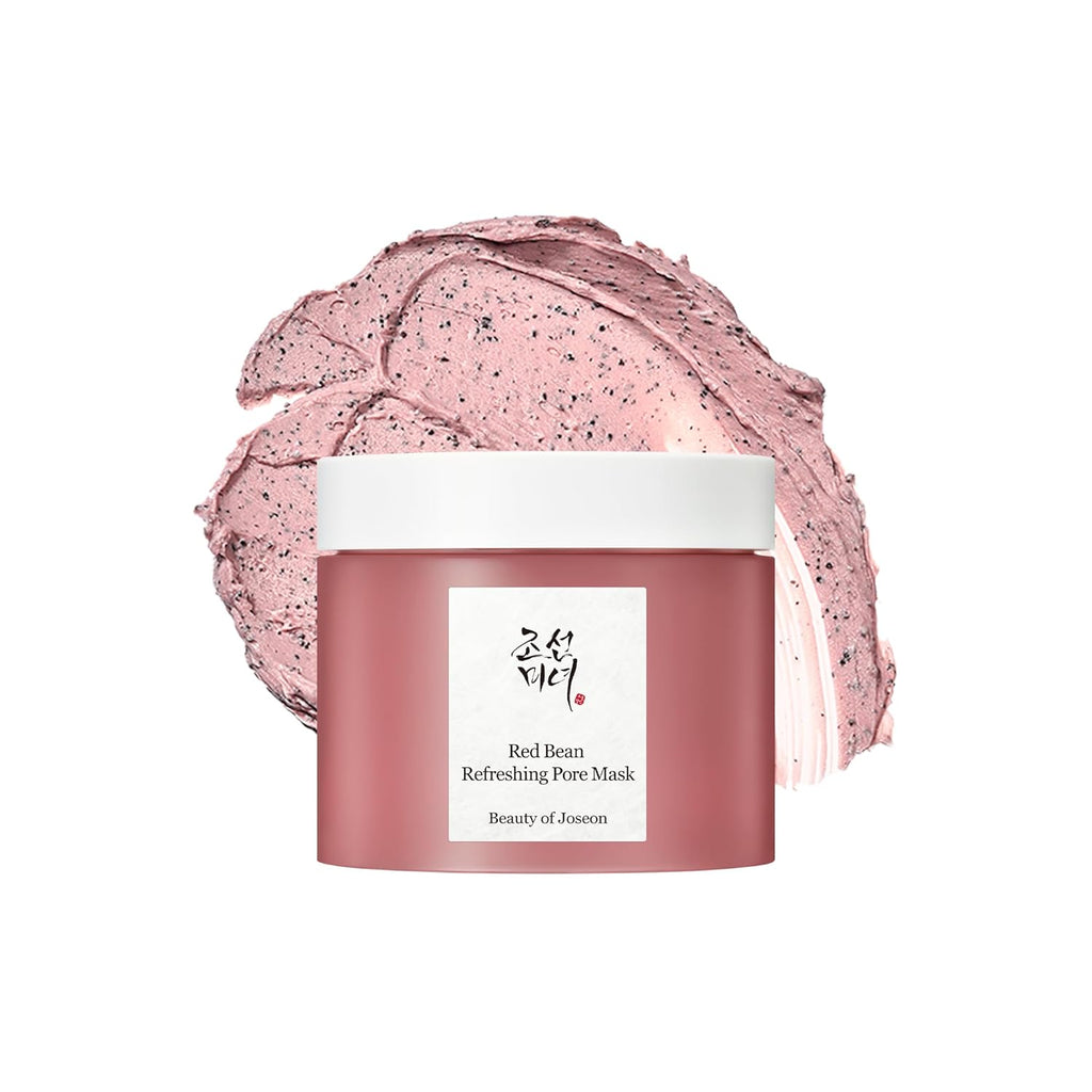 Beauty of Joseon Red Bean Pore Refreshing Mask Mud Cream Hydrating Wash Off Pack, Pore Cleansing Exfoliator, Korean Skin Care for Men and Women 140ml, 4.73 fl.oz