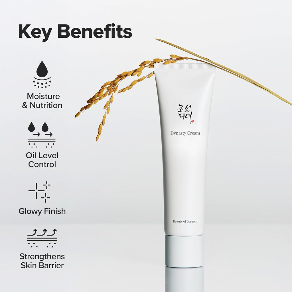 Beauty of Joseon Dynasty Cream Hydrating Face Moisturizer for Dry, Sensitive Skin, Korean Skincare for Men and Women 50ml, 1.69 fl.oz.