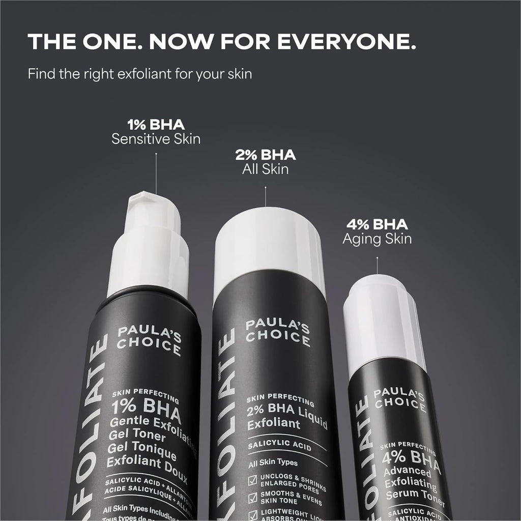 Paula's Choice SKIN PERFECTING 2% BHA Liquid Exfoliant with Salicylic Acid, Facial Polish for Enlarged Pores, Wrinkles & Fine Lines, Suitable for Blackhead-Prone Skin, Fragrance-Free