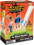 Stomp Rocket Jr Multi-Color Rocket Launcher for Kids, 8 Rockets - Fun Outdoor Kids Gifts for Boys & Girls - STEM Toy Foam Blaster Set Soars Up to 100 Feet - Ages 3 & Up