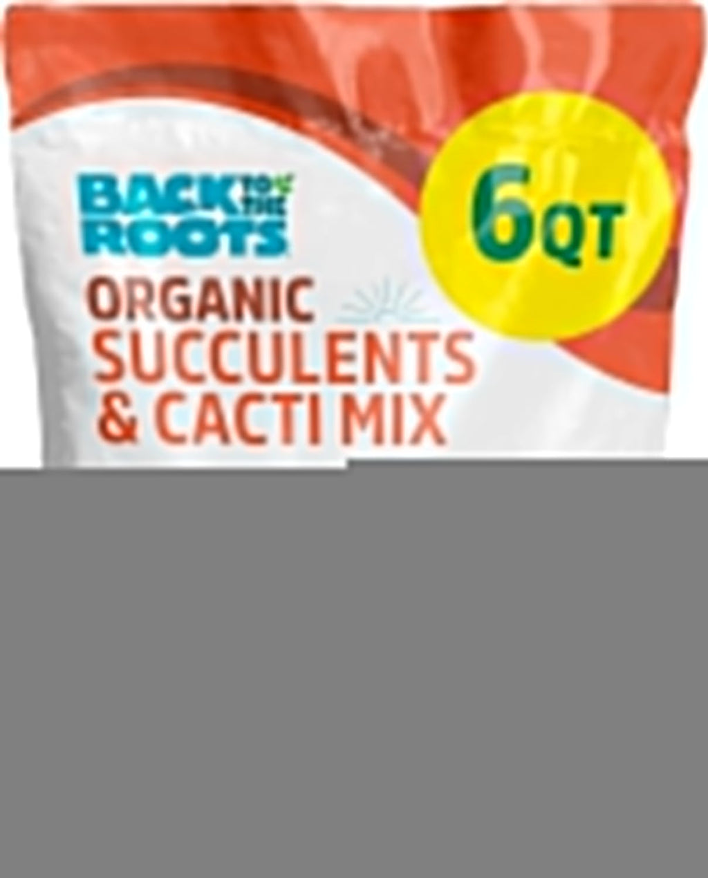 Back to the Roots 100% Organic Succulent & Cacti Mix (6 Quart) | Made in the USA | Premium Nutrition for Indoor and Outdoor Plants